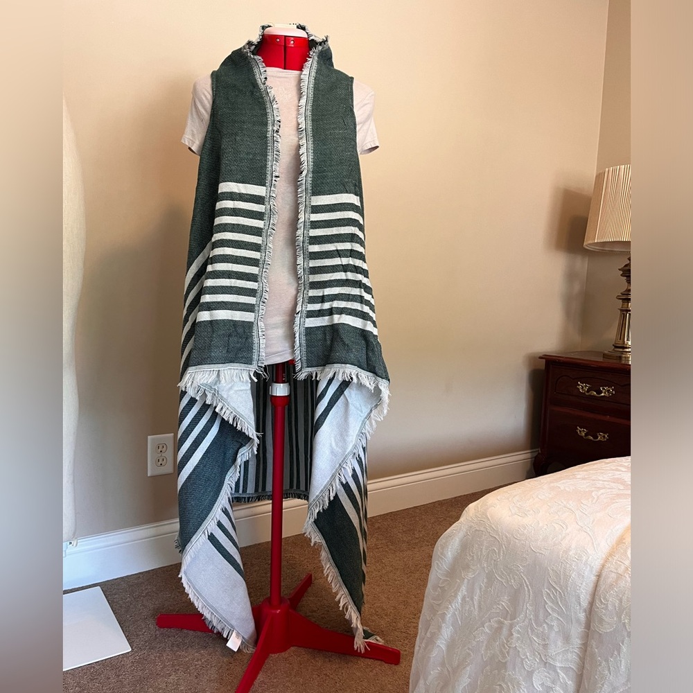 Francesca’s long cardigan. Double sided.